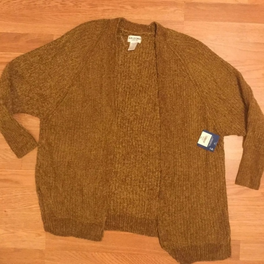 Arizona Jean Co. Ochre Gold Cardigan - Medium